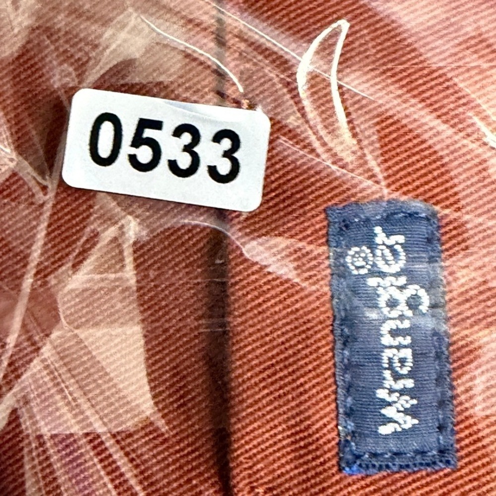Wrangler Mens 3X Big Western Snap Western Shirt Rust Orange Cotton Twill MS1037E - Picture 13 of 16
